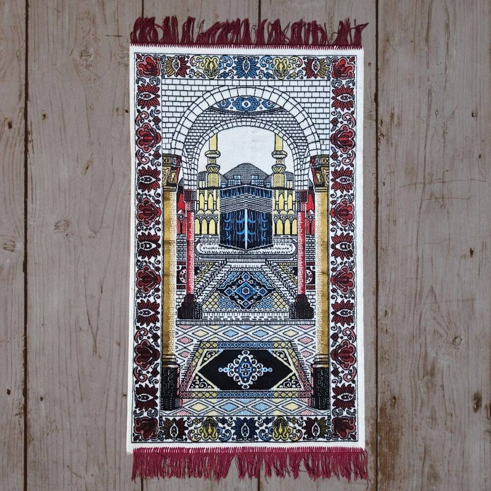 Vintage Marveltex Prayer Rug, Wall Hanging or Tapestry, 24x48
